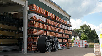 cantilever racking, timber storage