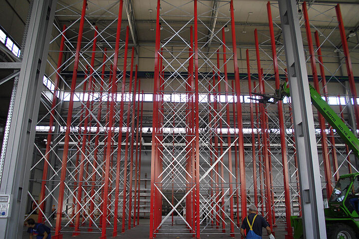 cantilever racking, storage of aluminium
