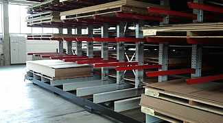 mobile cantilever racking