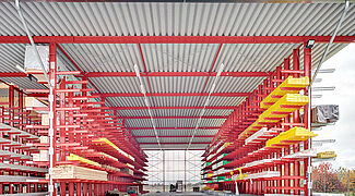 cantilever racking warehouse