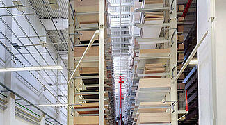 cantilever racking systems for timber storage