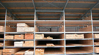 pallet racking at timber trade companies