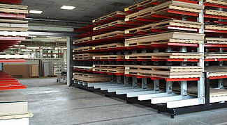 mobile cantilever racking