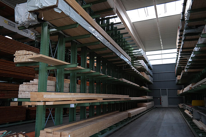 cantilever racking, timber storage