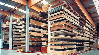 cantilever racking systems for timber storage