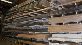 cantilever racking systems for timber storage