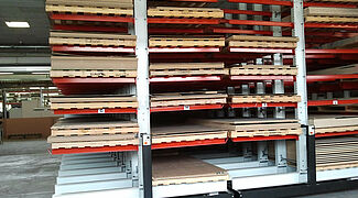 mobile cantilever racking