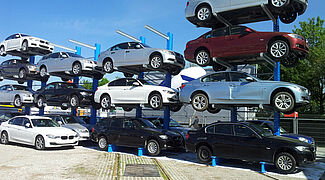 cantilever racking for the storage of End-Of-Life-Vehicles (ELV storage)