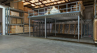 mezzanine floors for opera and theatre warehouse