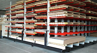 mobile cantilever racking