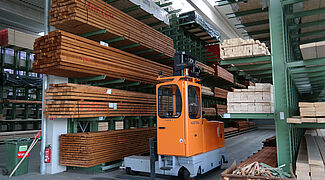 cantilever racking, timber storage