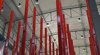 cantilever racking, storage of aluminium