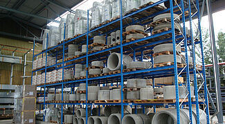 Palettenregale für Baustoffe