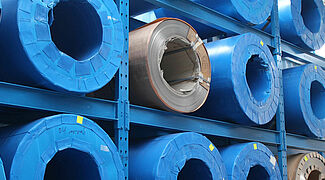 pallet racks for coil storage