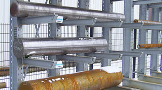 cantilever racking systems for steel processing industry