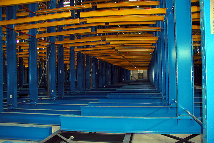 mobile racking system, cantilever racking