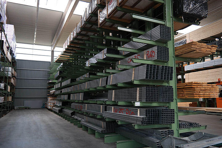 cantilever racking, timber storage