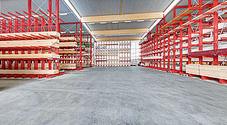 cantilever racking warehouse