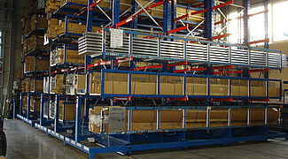 mobile cantilever racking