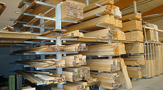 cantilever racking systems for carpentries and joineries