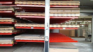 mobile cantilever racking