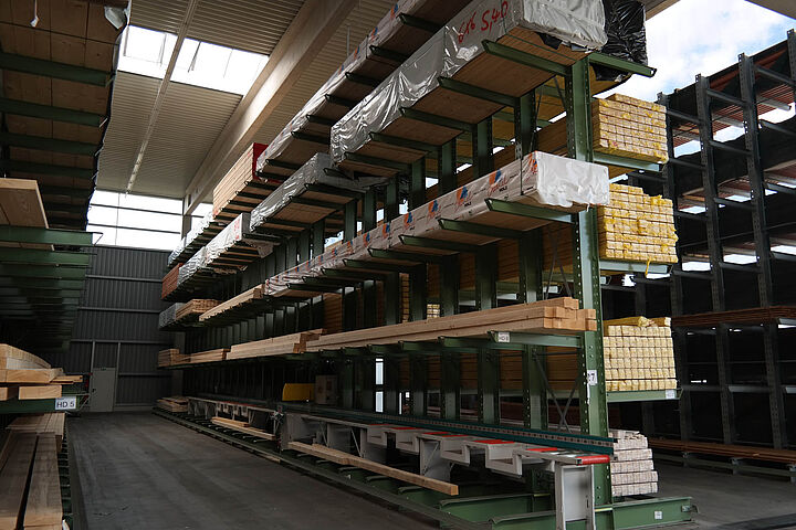 cantilever racking, timber storage