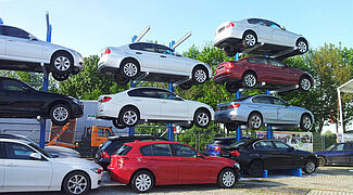 cantilever racking for the storage of End-Of-Life-Vehicles (ELV storage)