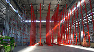 cantilever racking, storage of aluminium