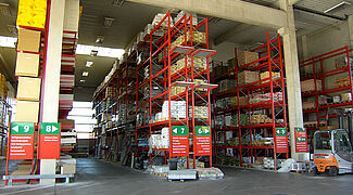 pallet racks for building materials