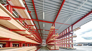 cantilever racking warehouse