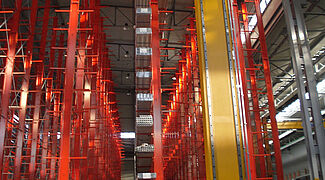 cantilever racking, storage of aluminium