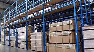 pallet racking at timber trade companies