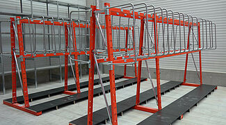 A-frame racking