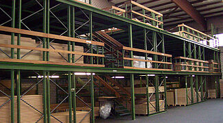 pallet rack mezzanine floor