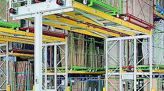 pallet racking for the woodworking industry