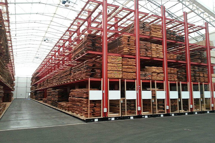 mobile cantilever racking