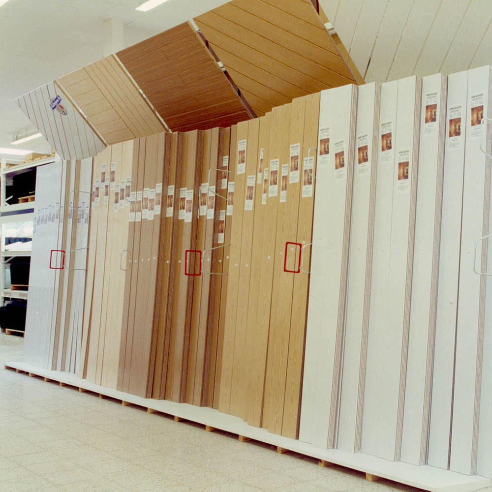 vertical storage system for DIY stores