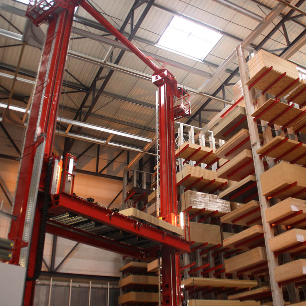 stacker crane and automatic storage systems