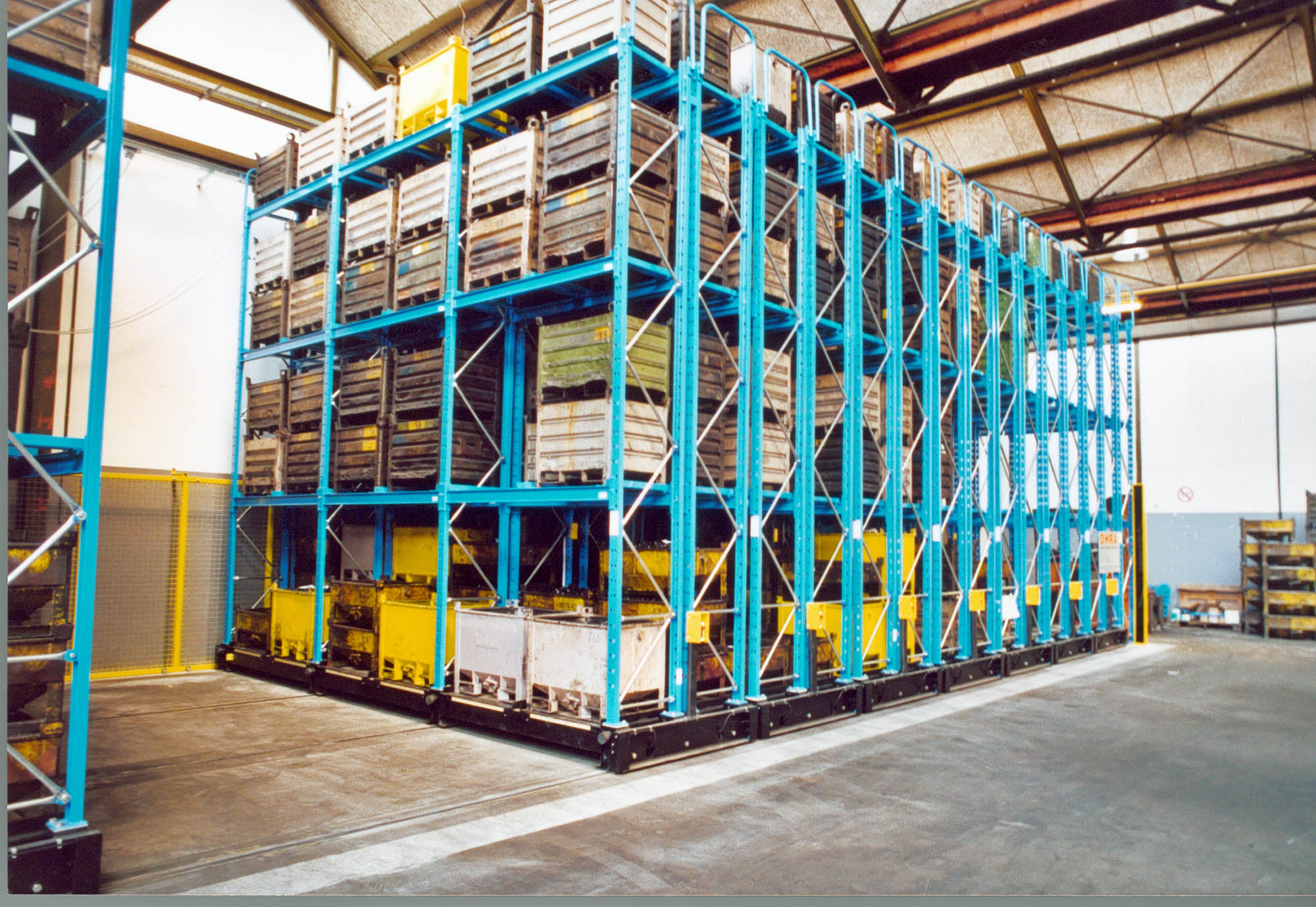 mobile racking for the steel processing industry