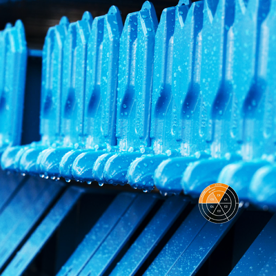 Corrosion protection racking system