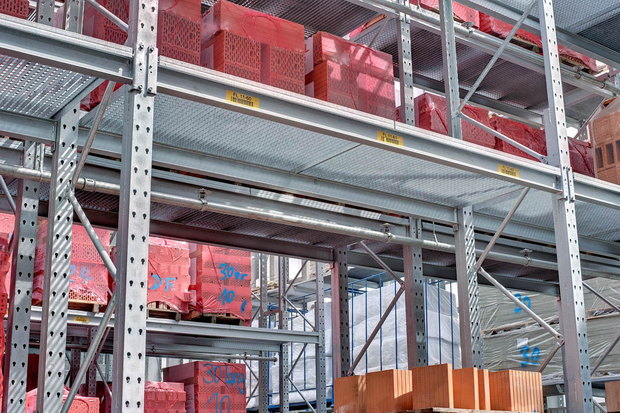 pallet rack for buidling material