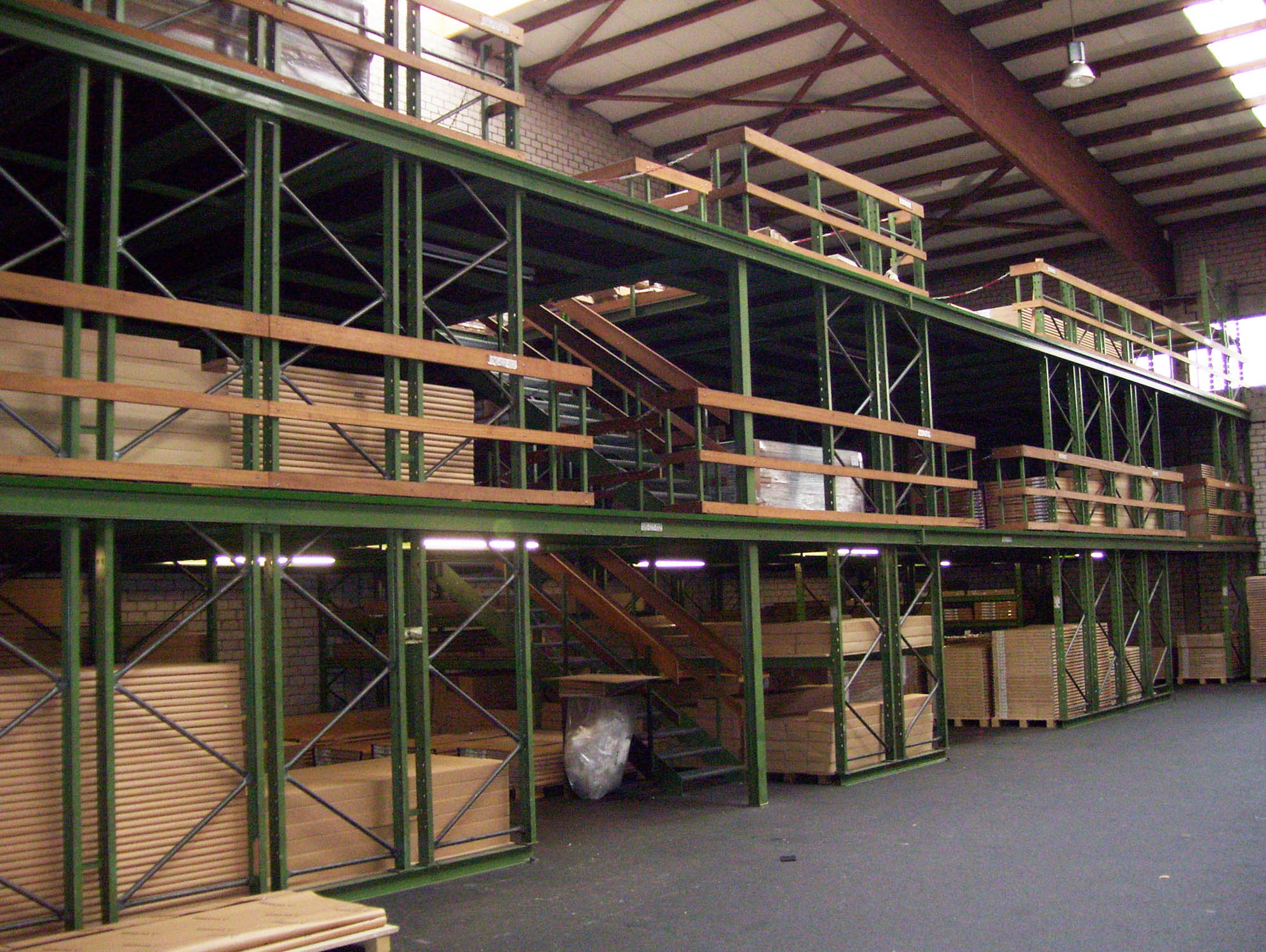 pallet rack mezzanine floor