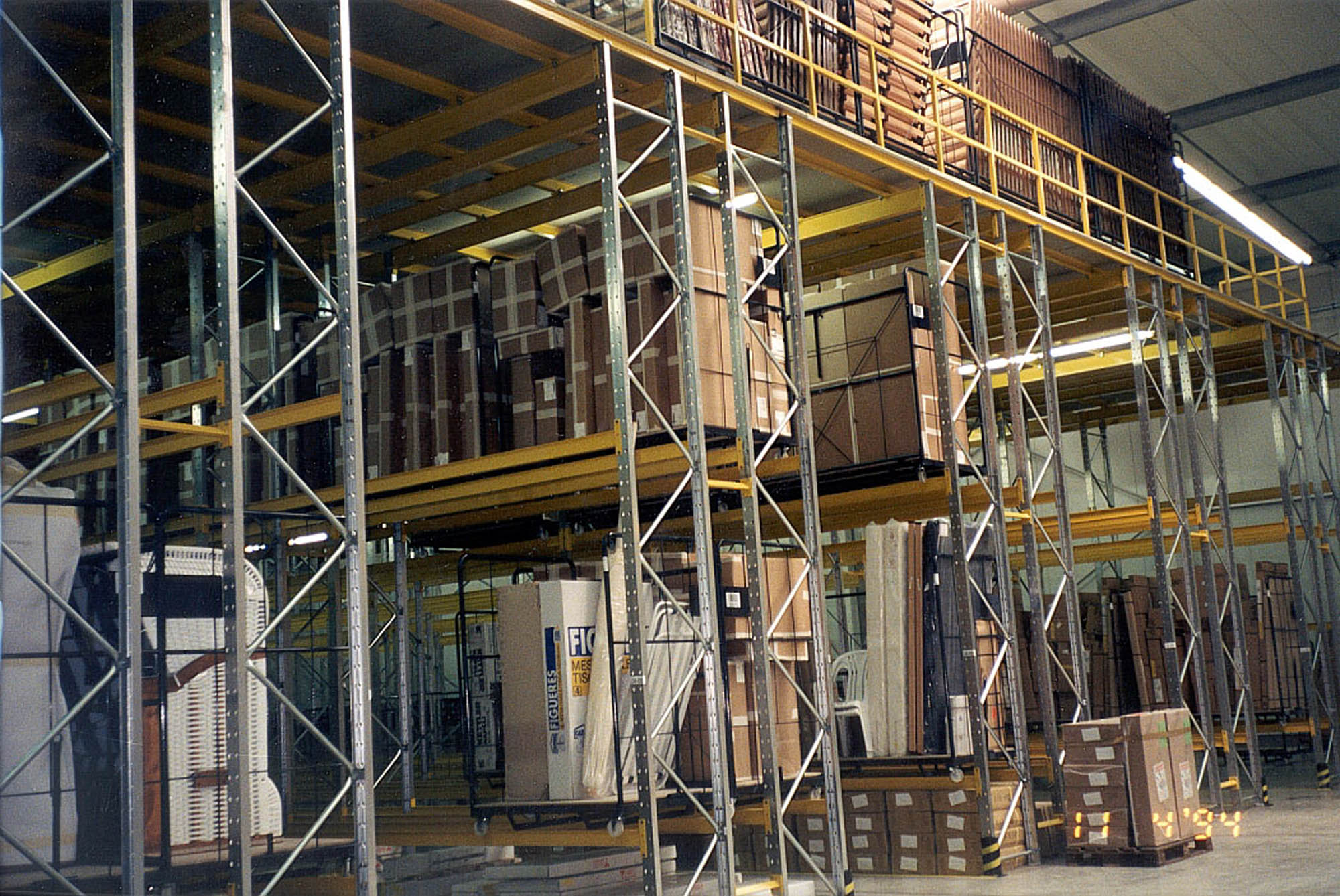 pallet rack mezzanine floor