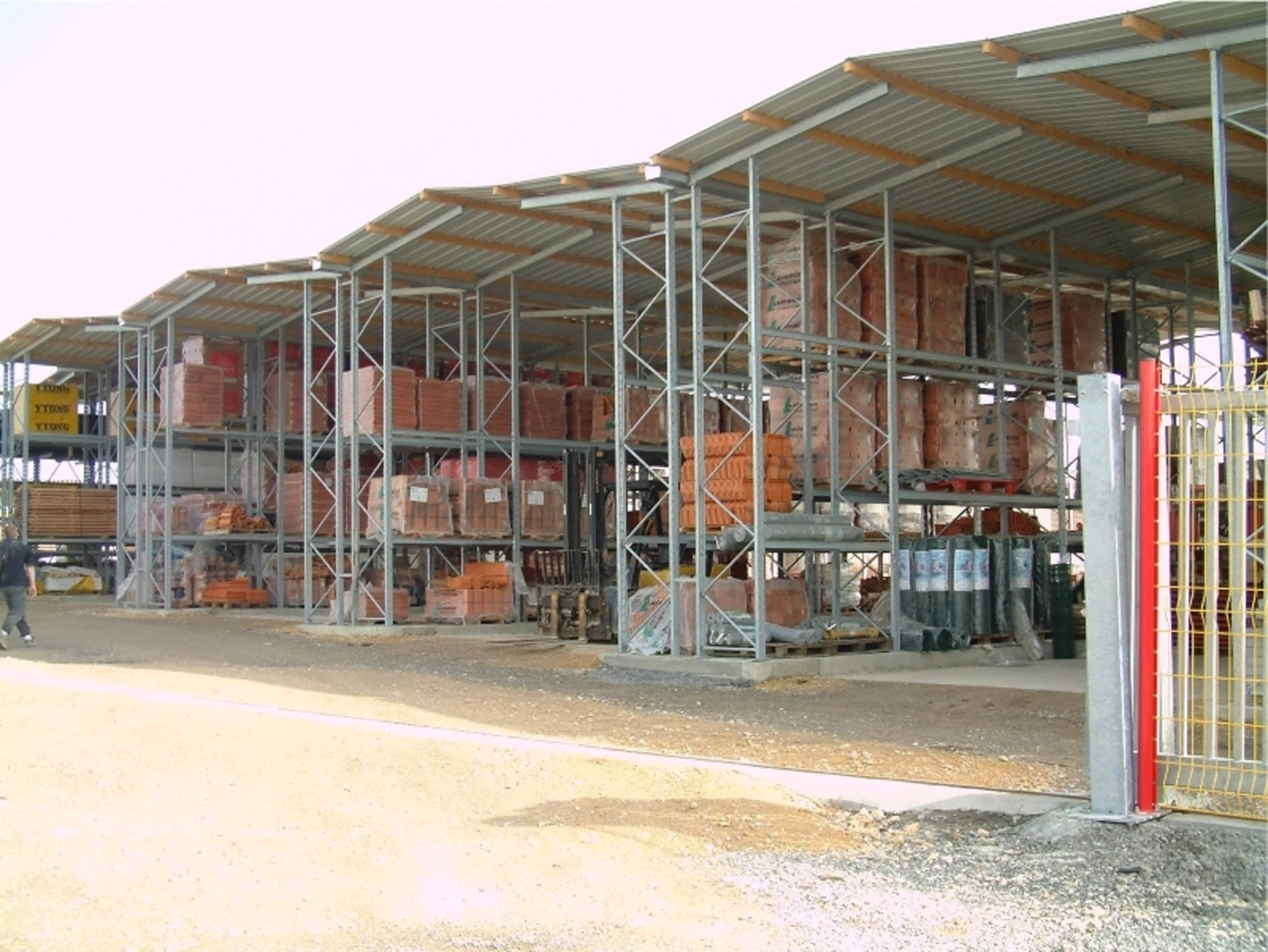 rack clad warehouse pallet rack