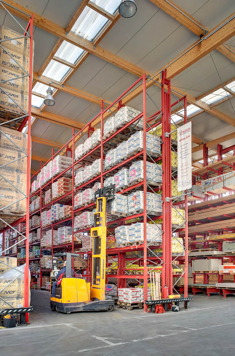 rack clad warehouse pallet rack